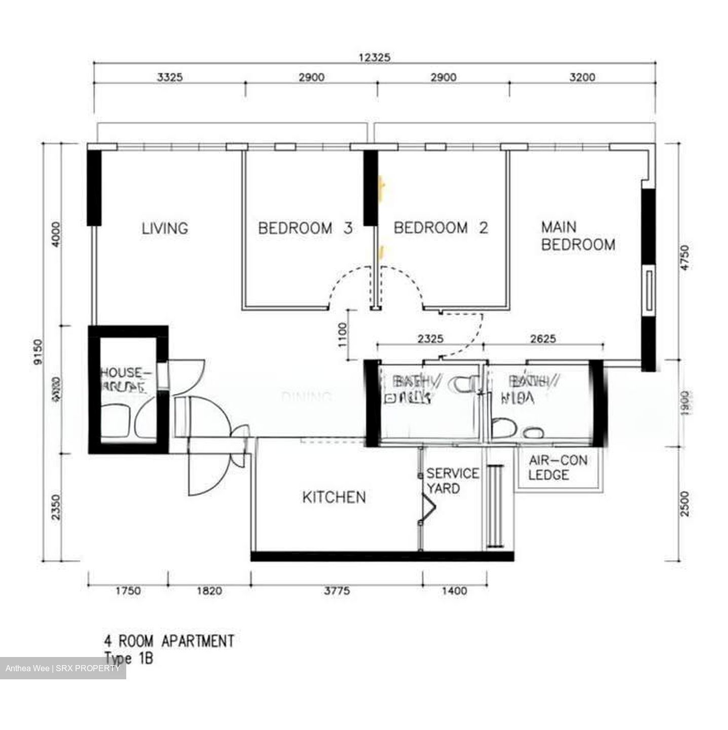 Blk 26A Saint George's Towers (Kallang/Whampoa), HDB 4 Rooms #616473551